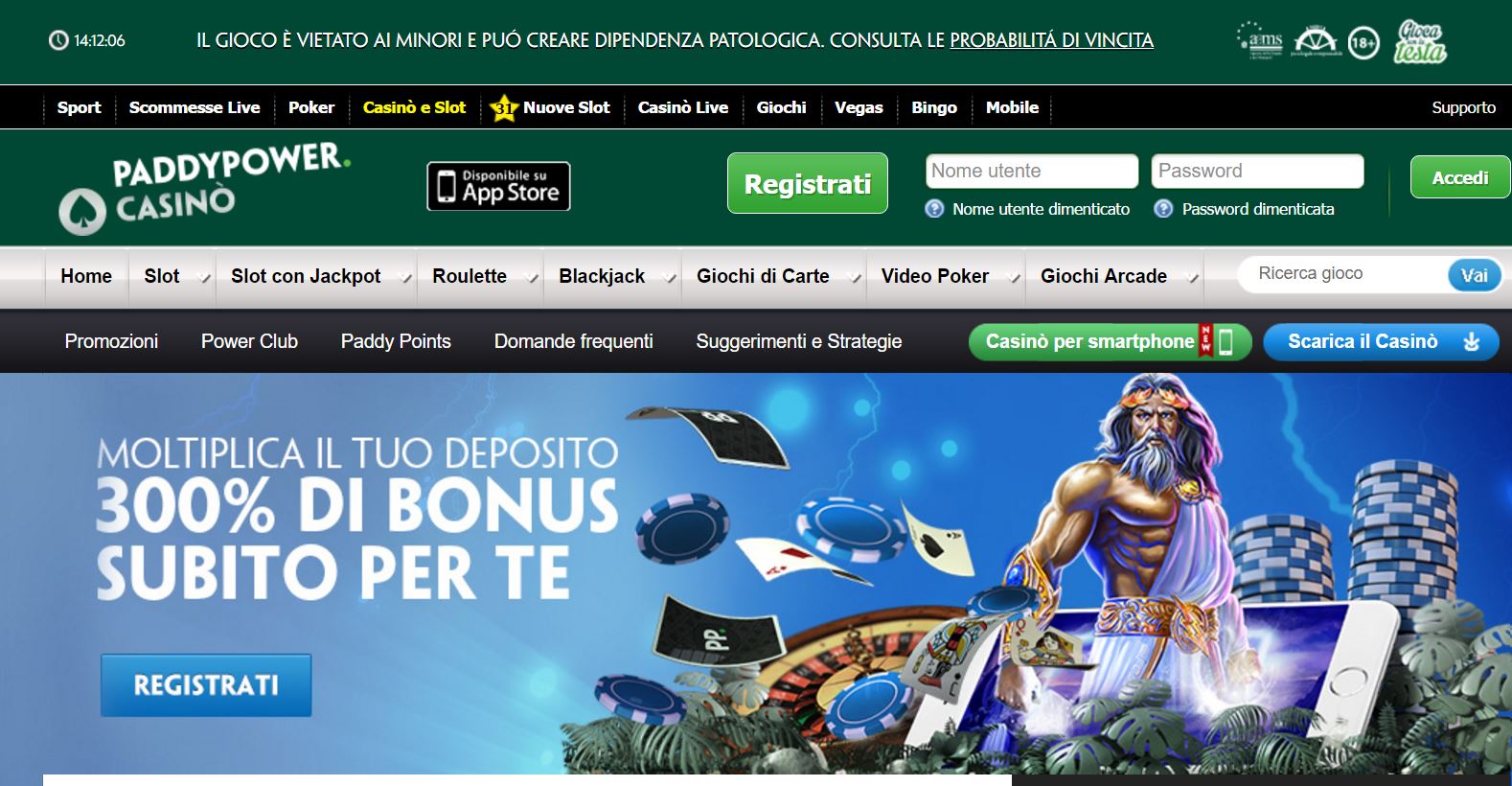 Casino online PaddyPower