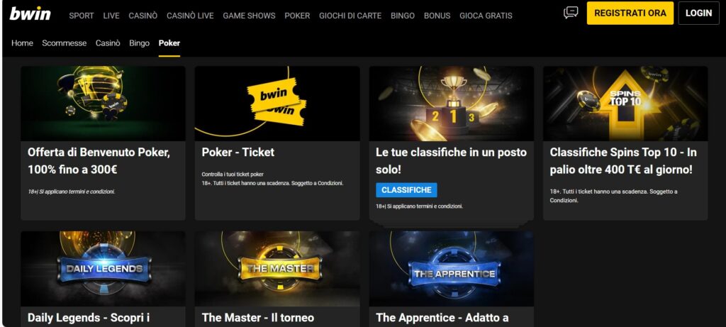 bonus poker bwin