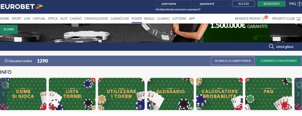 registrazione eurobet