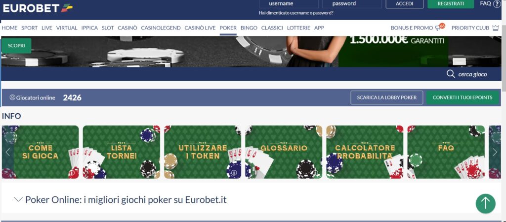 info eurobet