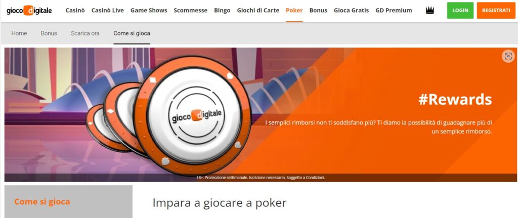 come si gioca gioco digitale