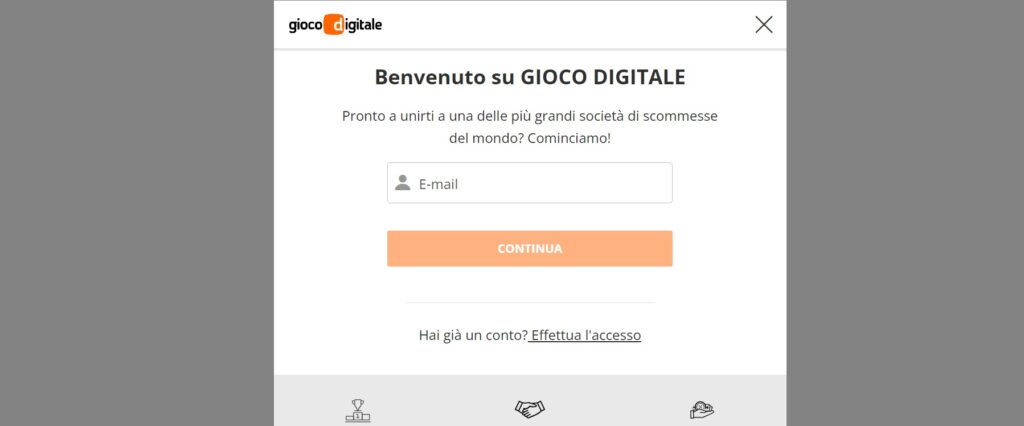 registrazione gioco digitale