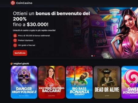 Recensione CoinCasinò: Giocare Online con le Crypto
