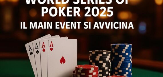 World Series of Poker 2025: il Main Event si avvicina