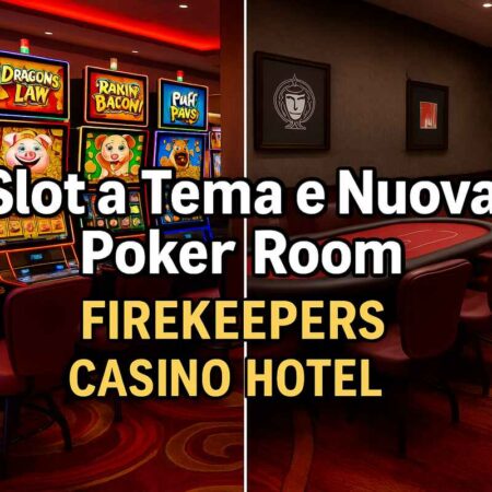 Slot a Tema e Nuova Poker Room: FireKeepers Casino Hotel alza il livello del divertimento
