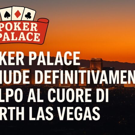 Poker Palace chiude definitivamente: colpo al cuore di North Las Vegas